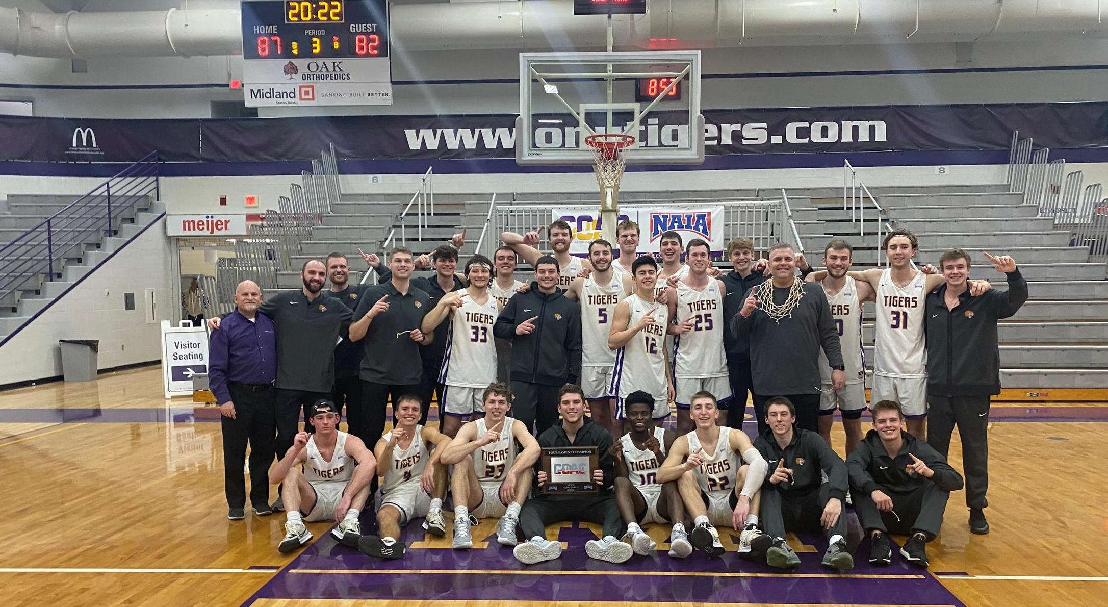 NO. 11 TIGERS CAPTURE THE CCAC TOURNAMENT CHAMPIONSHIP FOR THE FIRST TIME SINCE 2015 IN 87-82 VICTORY OVER LINCOLN
