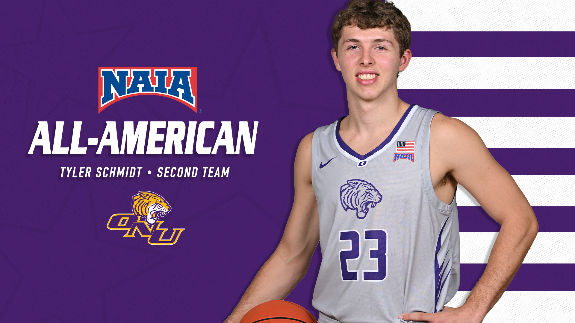 SCHMIDT NAMED NAIA SECOND TEAM ALL-AMERICAN