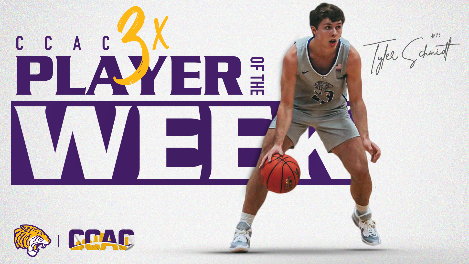 SCHMIDT MAKES ONU HISTORY, WINS THIRD-CONSECUTIVE CCAC PLAYER OF THE WEEK