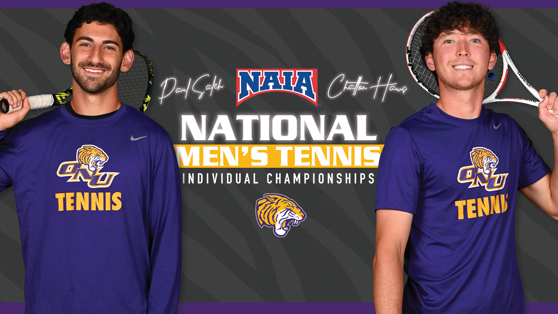 HAWS, SALEH SELECTED FOR INAUGURAL NAIA NATIONAL SINGLES CHAMPIONSHIP