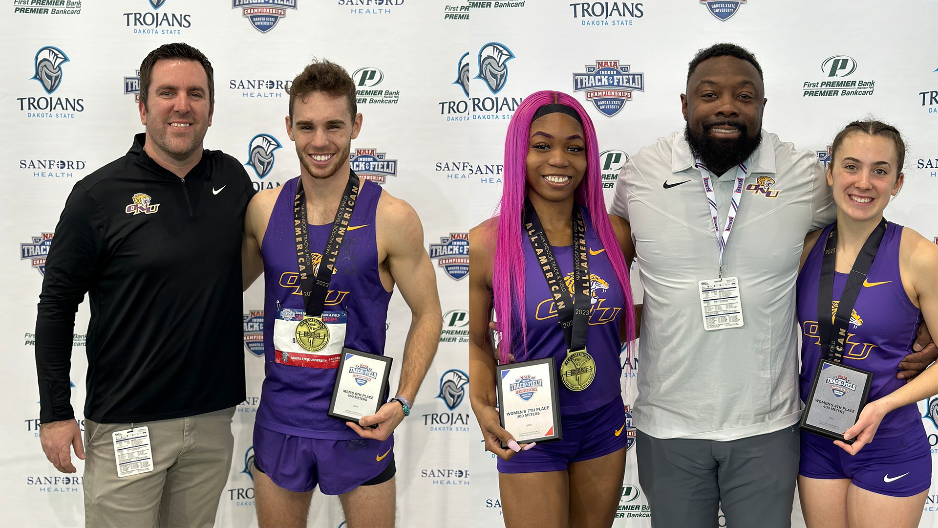 THREE TIGERS EARN NAIA ALL-AMERICAN FINISHES AT NAIA INDOOR CHAMPIONSHIPS