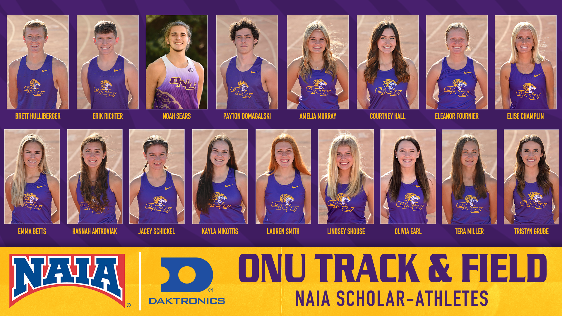 ONU TRACK &amp; FIELD LANDS 17 ON NAIA SCHOLAR-ATHLETE HONOR ROLL