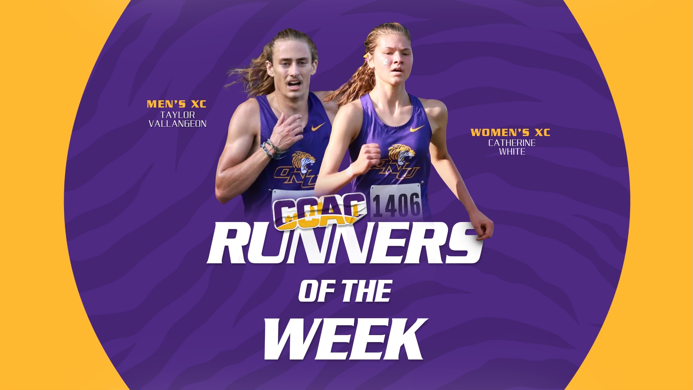 VALLANGEON, WHITE TAKE HOME WEEKLY CCAC CROSS COUNTRY HONORS