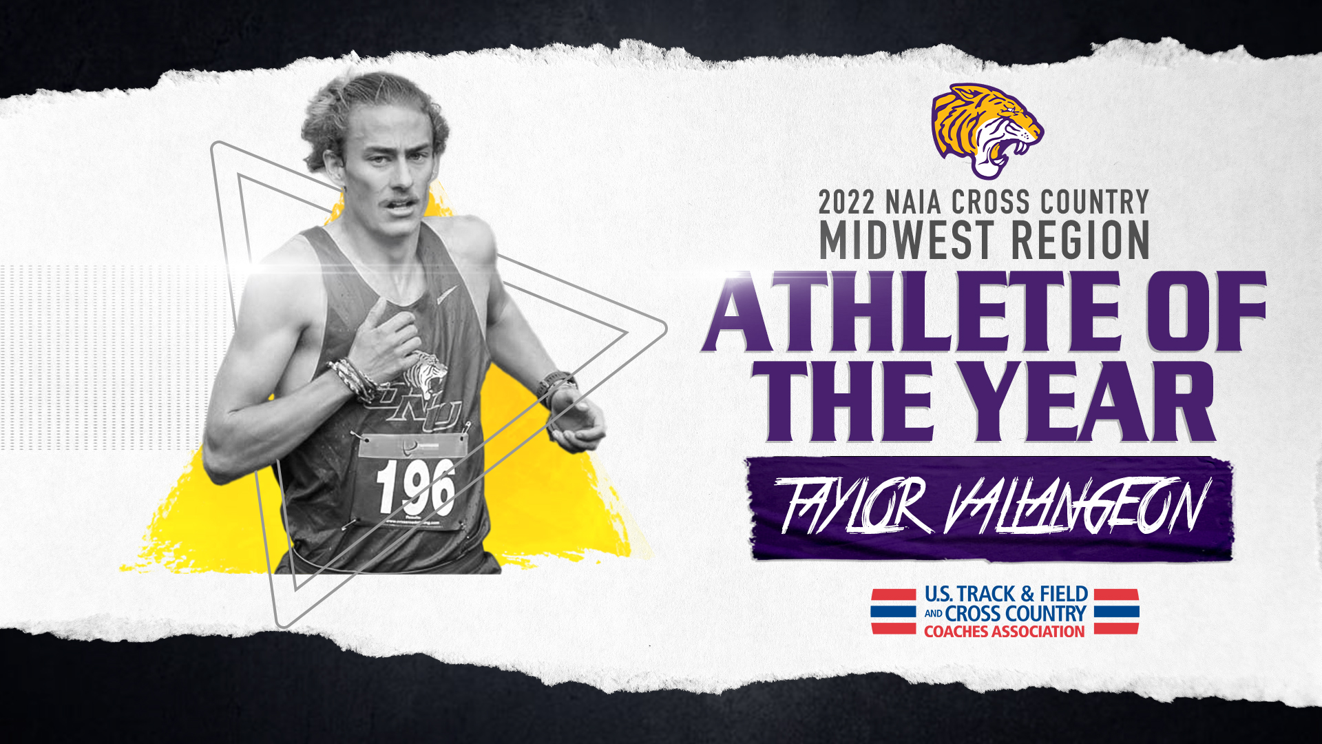 VALLANGEON NAMED NAIA MIDWEST REGION MEN’S ATHLETE OF THE YEAR