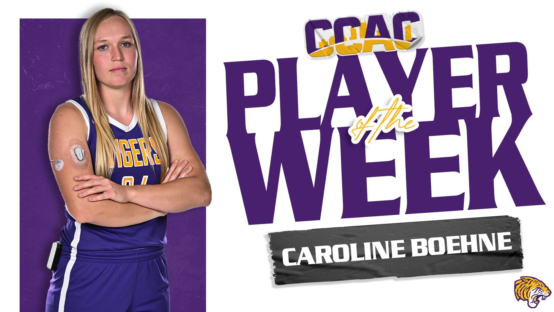 TWO MORE DOUBLE-DOUBLES NETS BOEHNE CCAC PLAYER OF THE WEEK HONORS