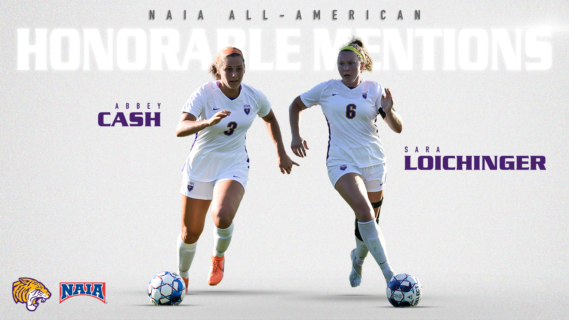 CASH AND LOICHINGER SELECTED AS NAIA ALL-AMERICA HONORABLE MENTIONS