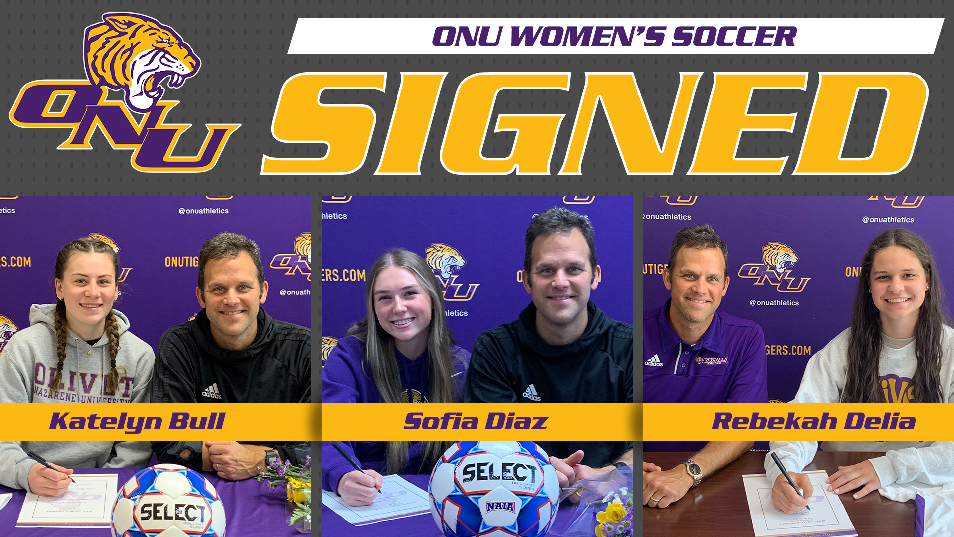 BAHR INKS BULL, DIAZ, AND DELIA TO INCOMING FRESHMAN SOCCER CLASS