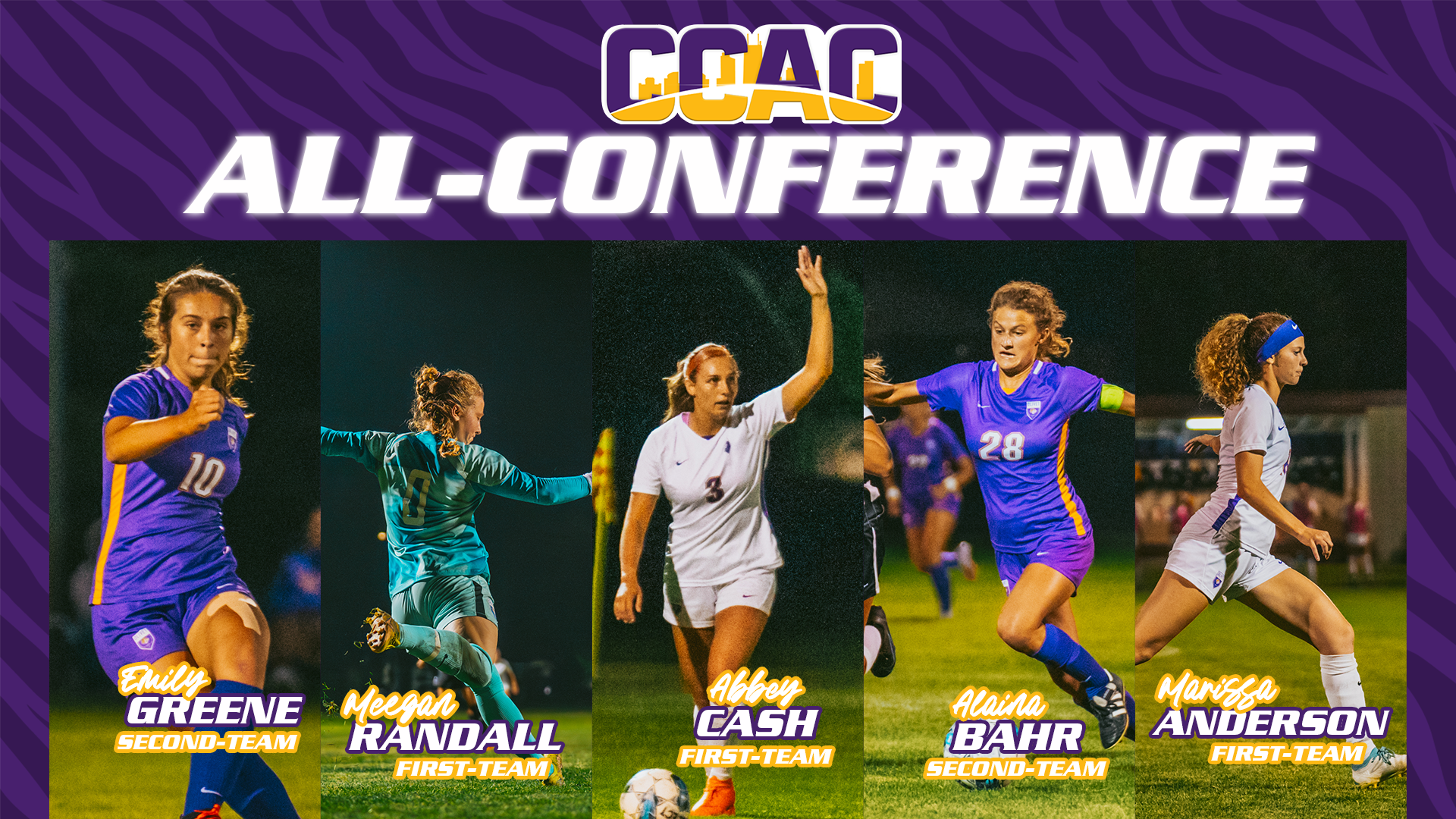 FIVE TIGERS EARN ALL-CONFERENCE RECOGNITION