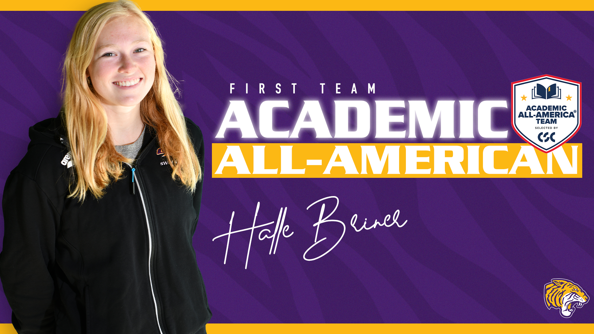 BRINER NAMED CSC FIRST-TEAM ACADEMIC ALL-AMERICAN