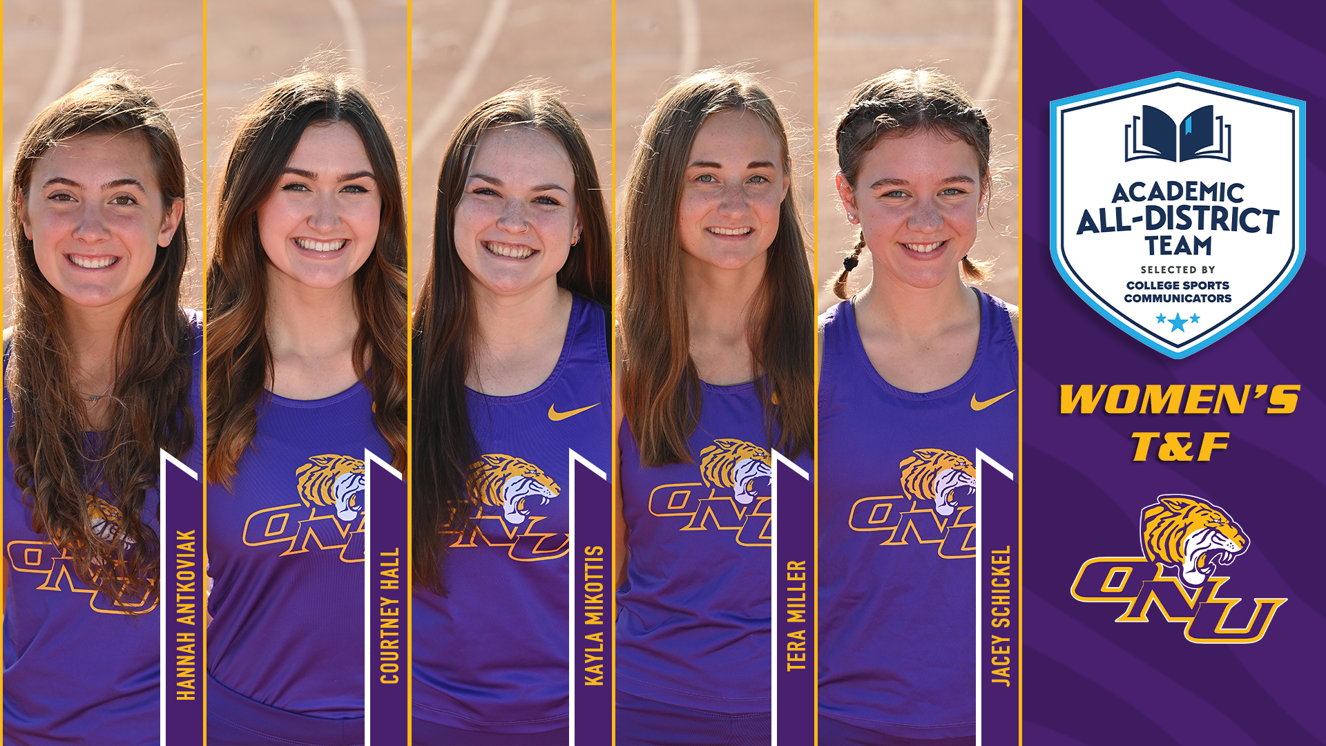 FIVE TIGERS NAMED TO ACADEMIC ALL-DISTRICT WOMEN&rsquo;S TRACK &amp; FIELD TEAM
